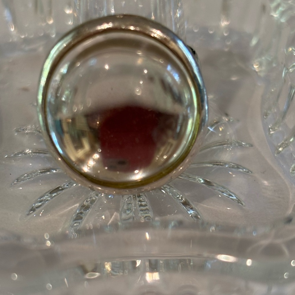 RLM STUDIO RING Sterling Silver Quartz Crystal by Robert Lee Morris. Size 8